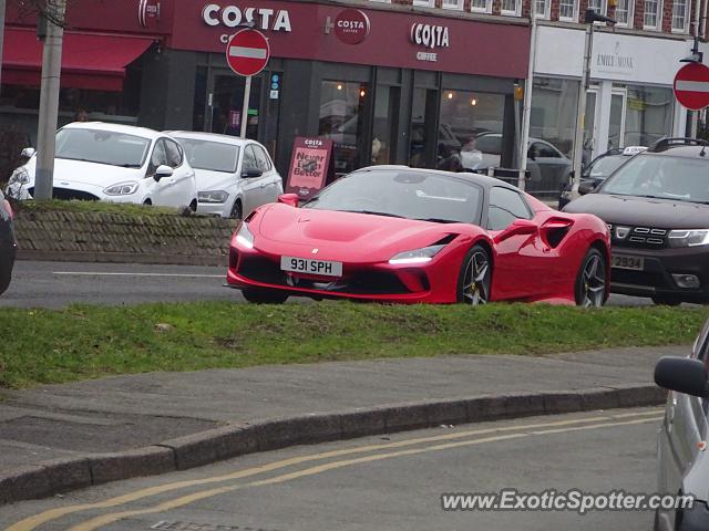 Ferrari F8 Tributo spotted in Wilmslow, United Kingdom