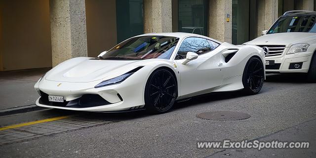 Ferrari F8 Tributo spotted in Zurich, Switzerland