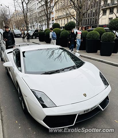 Lamborghini Gallardo spotted in Paris, France