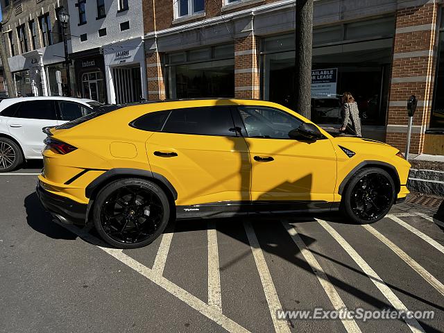Lamborghini Urus spotted in New Greenwich, Connecticut