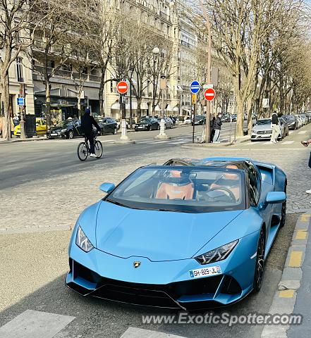 Lamborghini Huracan spotted in Paris, France