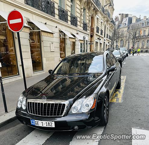 Mercedes Maybach spotted in Paris, France