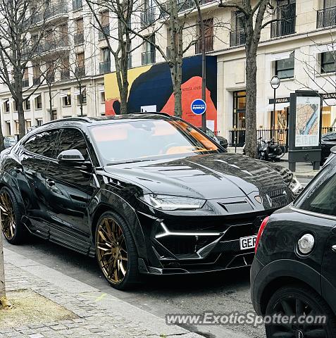 Lamborghini Urus spotted in Paris, France