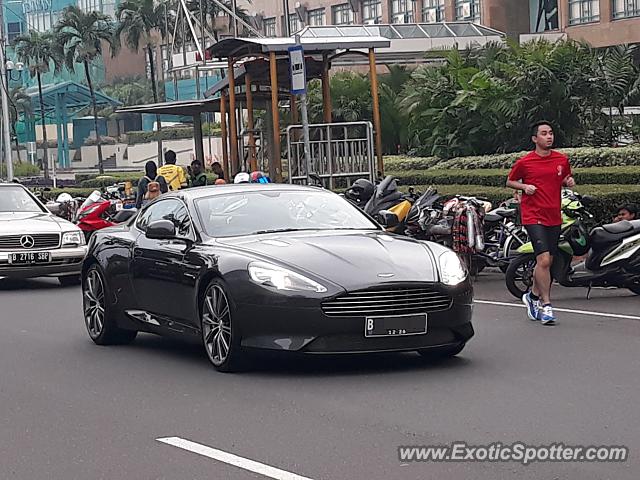 Aston Martin DB9 spotted in Jakarta, Indonesia
