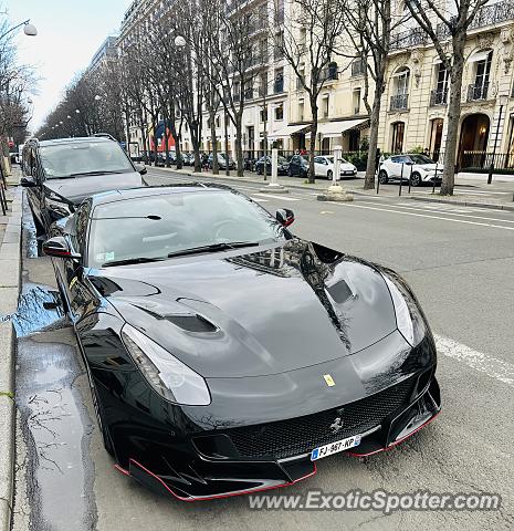 Ferrari F12 spotted in Paris, France
