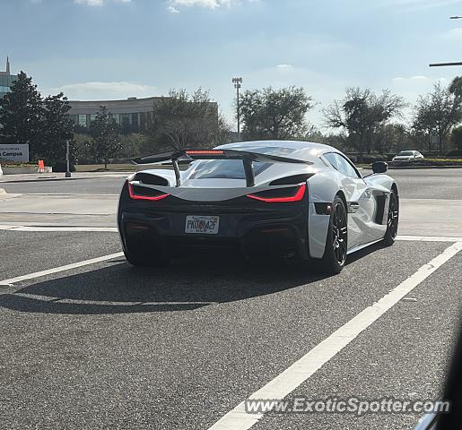 Rimac Concept One spotted in Orlando, Florida