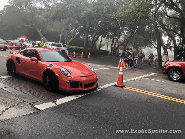 Porsche 911 GT3 spotted in Amelia island, Florida
