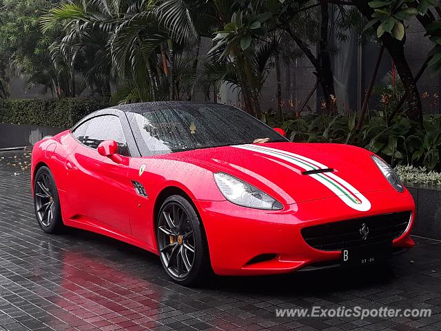 Ferrari California spotted in Jakarta, Indonesia