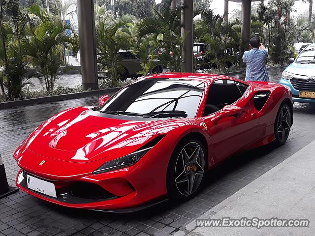 Ferrari F8 Tributo spotted in Jakarta, Indonesia