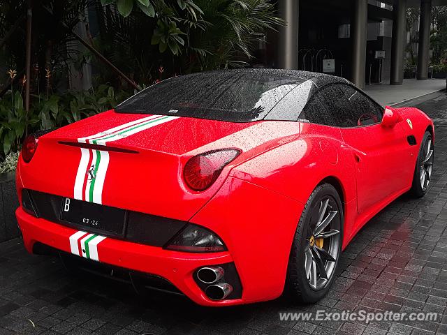Ferrari California spotted in Jakarta, Indonesia