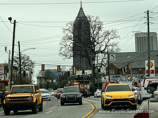 Lamborghini Urus spotted in Atlanta, Georgia
