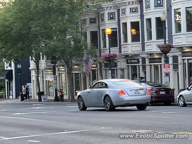 Rolls-Royce Wraith spotted in Washington DC, United States