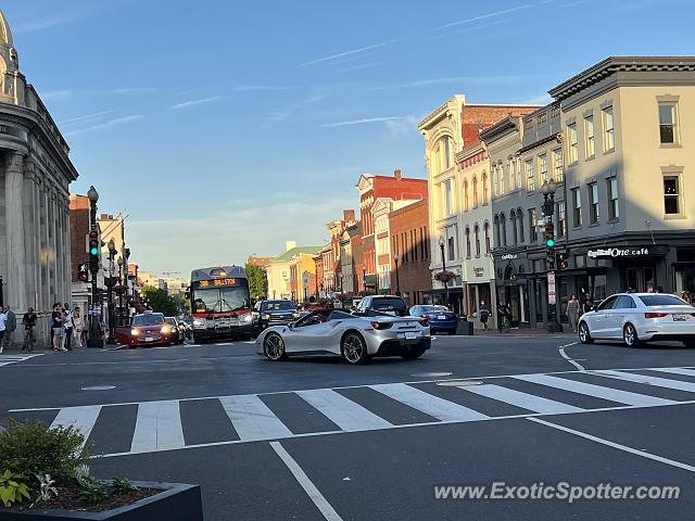 Ferrari 488 GTB spotted in Washington DC, United States