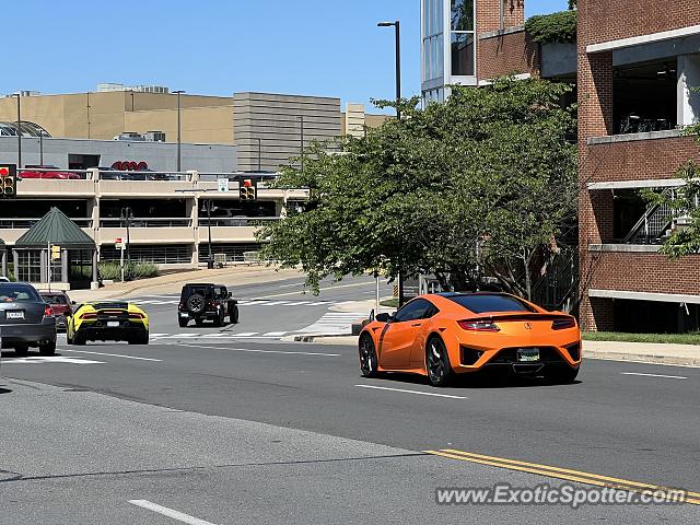 Acura NSX spotted in Tysons Corner, Virginia