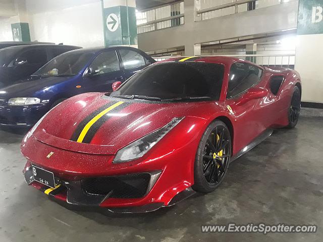 Ferrari 488 GTB spotted in Jakarta, Indonesia