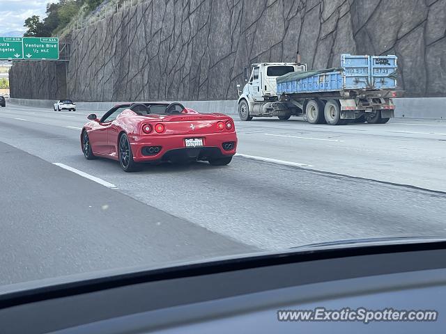 Ferrari 360 Modena spotted in Woodland Hills, California
