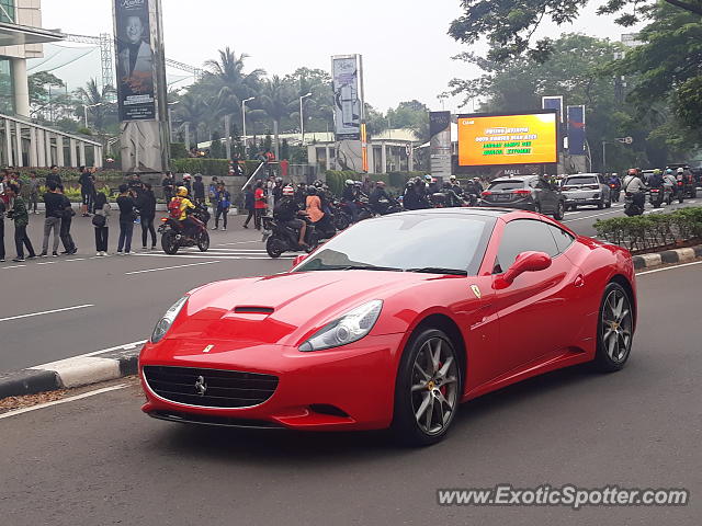 Ferrari California spotted in Jakarta, Indonesia