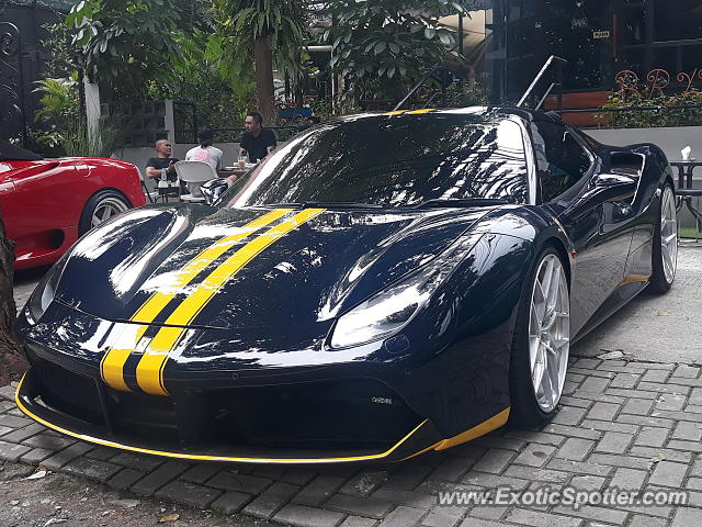 Ferrari 488 GTB spotted in Jakarta, Indonesia