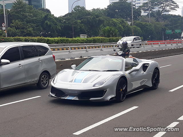 Ferrari 488 GTB spotted in Jakarta, Indonesia