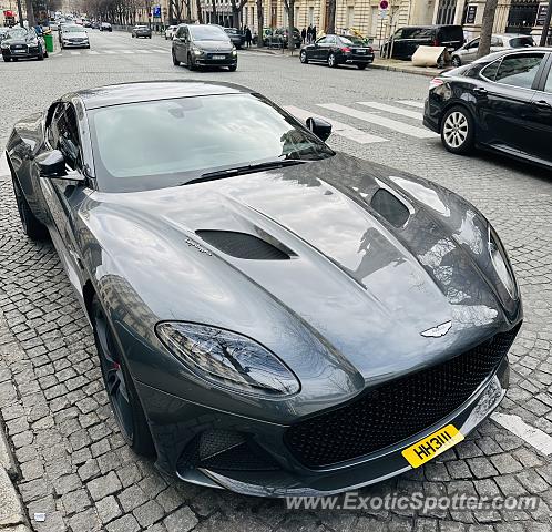 Aston Martin DBS spotted in Paris, France