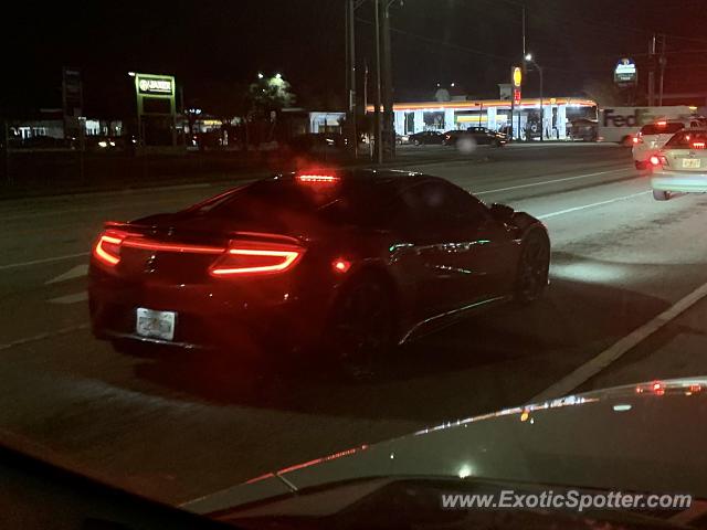 Acura NSX spotted in Jacksonville, Florida