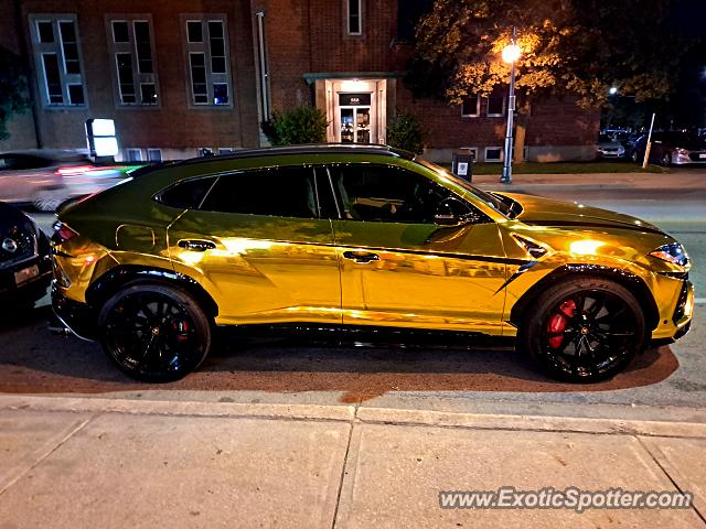 Lamborghini Urus spotted in London, Ontario, Canada