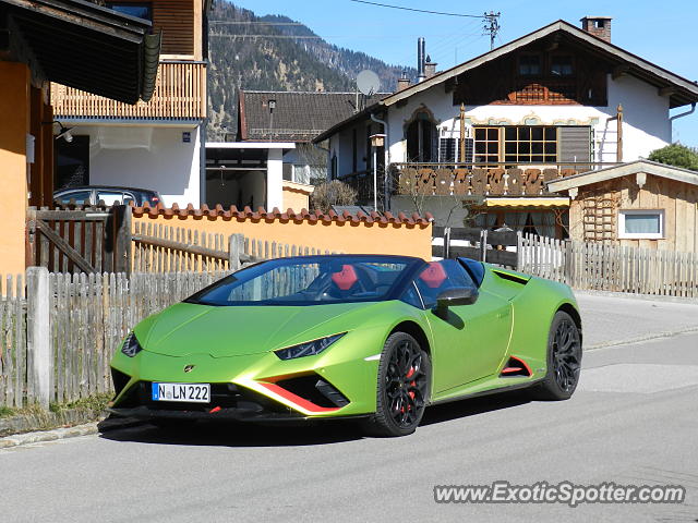 Lamborghini Huracan spotted in Farchant, Germany