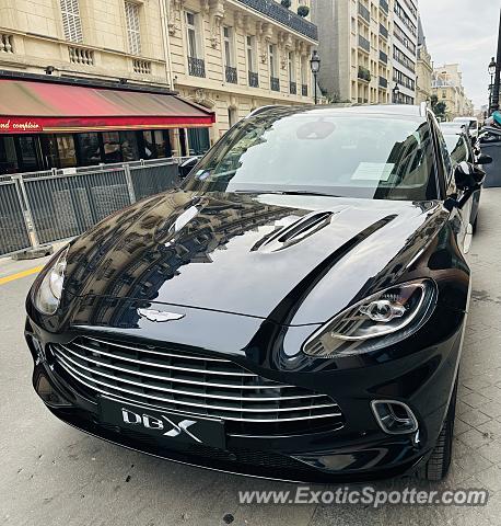Aston Martin DBX spotted in Paris, France