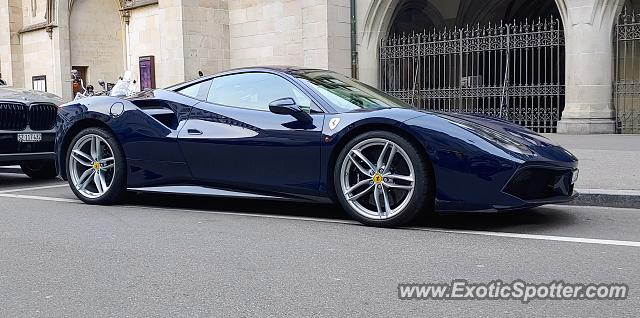 Ferrari 488 GTB spotted in Zurich, Switzerland