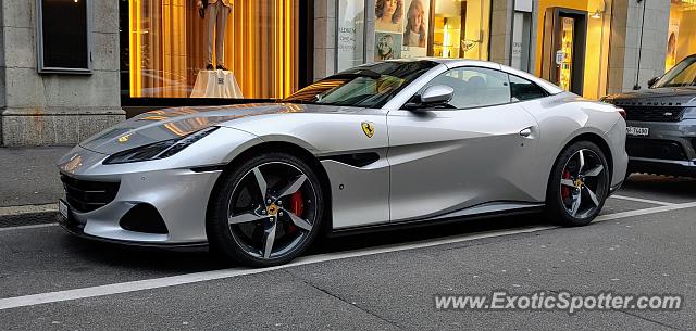 Ferrari Portofino spotted in Zurich, Switzerland