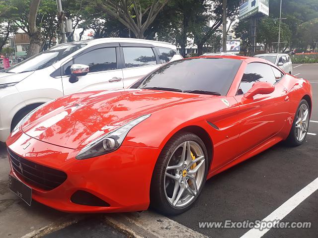 Ferrari California spotted in Tangerang, Indonesia