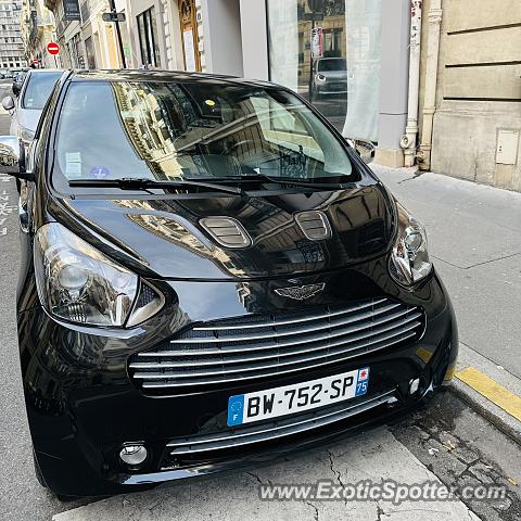 Aston Martin Cygnet spotted in Paris, France