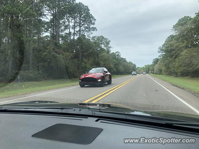 Aston Martin DBX spotted in Amelia island, Florida