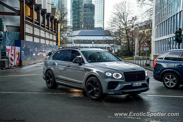 Bentley Bentayga spotted in Frankfurt, Germany