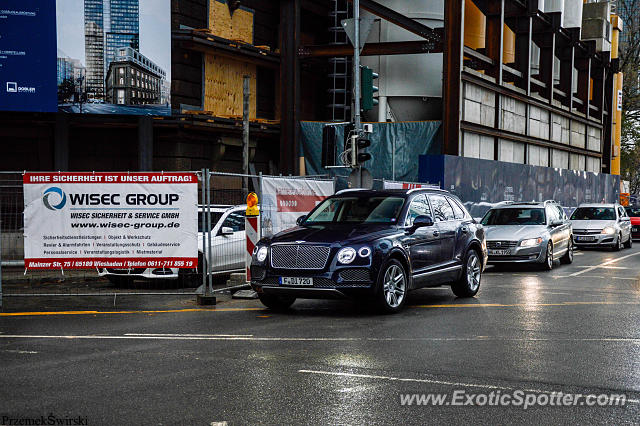 Bentley Bentayga spotted in Frankfurt, Germany