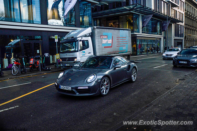 Porsche 911 Turbo spotted in Frankfurt, Germany