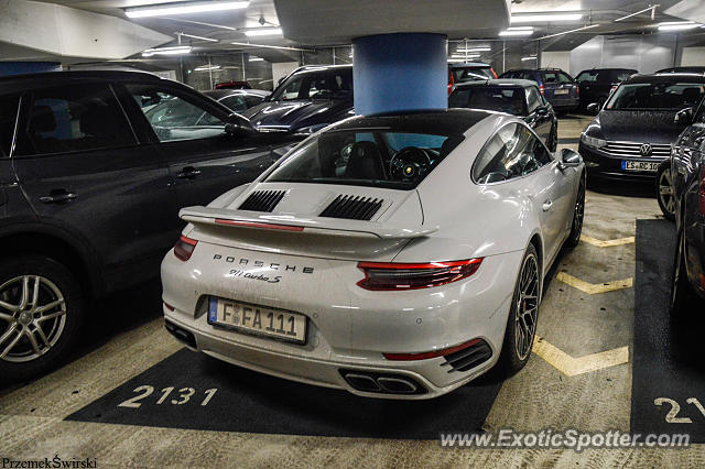 Porsche 911 Turbo spotted in Frankfurt, Germany