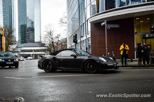 Porsche 911 Turbo spotted in Frankfurt, Germany
