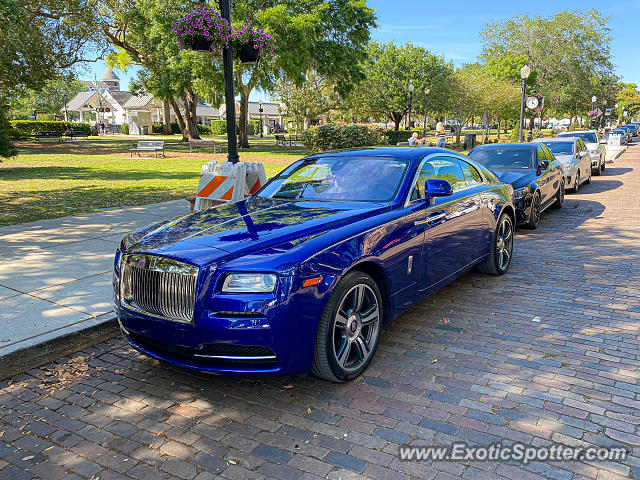 Rolls-Royce Wraith spotted in Winter Park, Florida