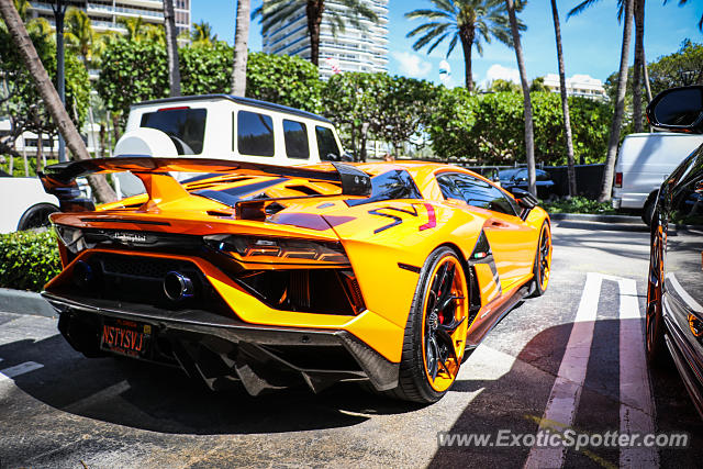 Lamborghini Aventador spotted in Bal Harbour, Florida