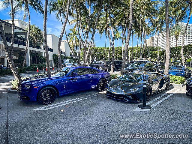 Lamborghini Aventador spotted in Bal Harbour, Florida