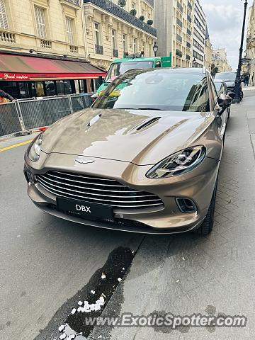 Aston Martin DBX spotted in Paris, France