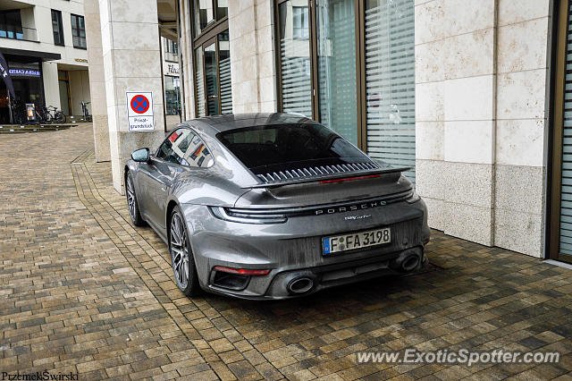 Porsche 911 Turbo spotted in Frankfurt, Germany