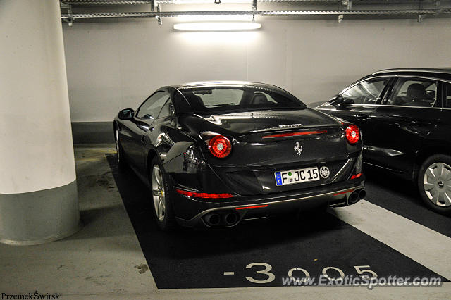 Ferrari California spotted in Frankfurt, Germany
