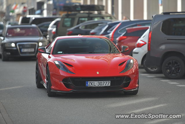 Ferrari 812 Superfast spotted in Warsaw, Poland
