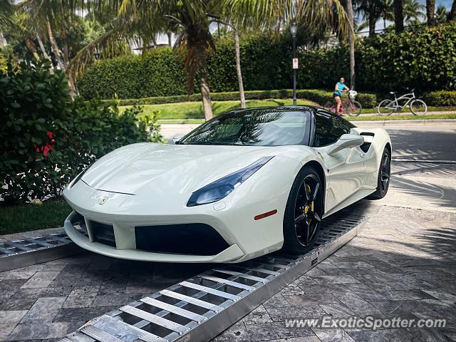 Ferrari 488 GTB spotted in Hollywood, Florida