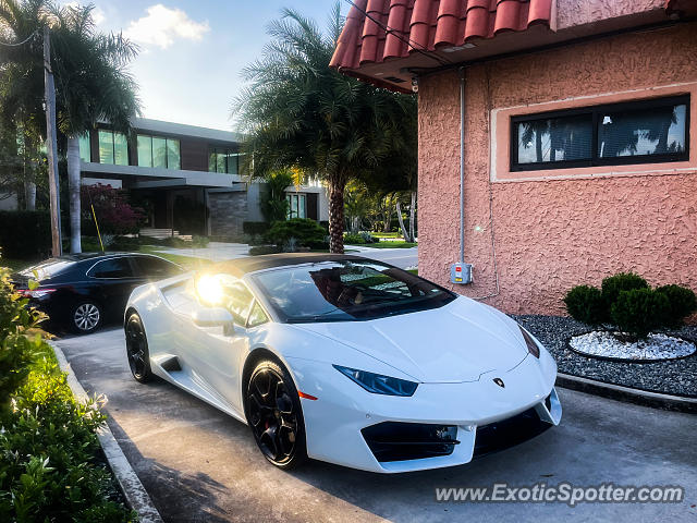 Lamborghini Huracan spotted in Hollywood, Florida