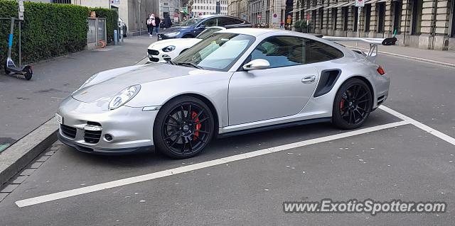 Porsche 911 Turbo spotted in Zurich, Switzerland
