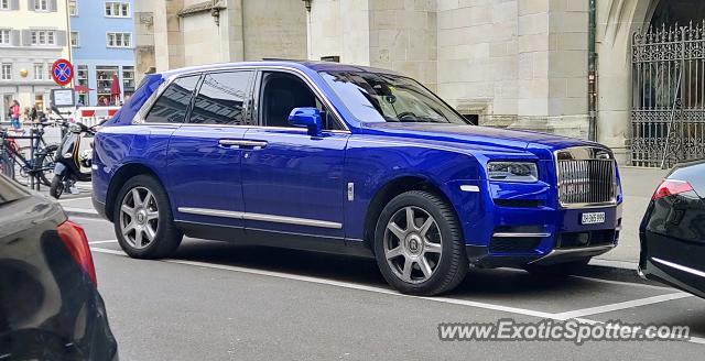 Rolls-Royce Cullinan spotted in Zurich, Switzerland