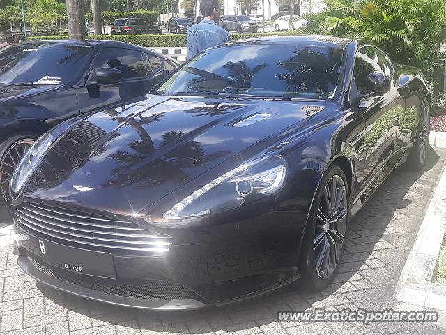 Aston Martin Virage spotted in Jakarta, Indonesia